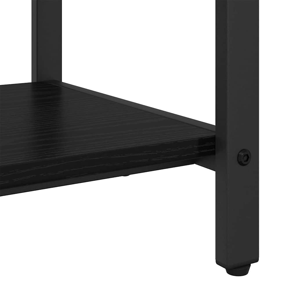 Appendiabiti Rovere Nero 95 x 34 x 184 cm Legno ingegnerizzato