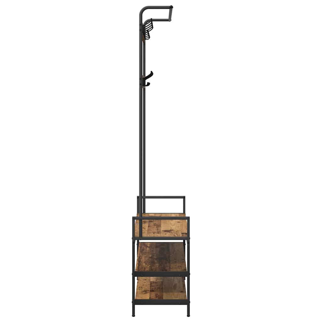 Appendiabiti Legno antico 95 x 34 x 184 cm Legno ingegnerizzato