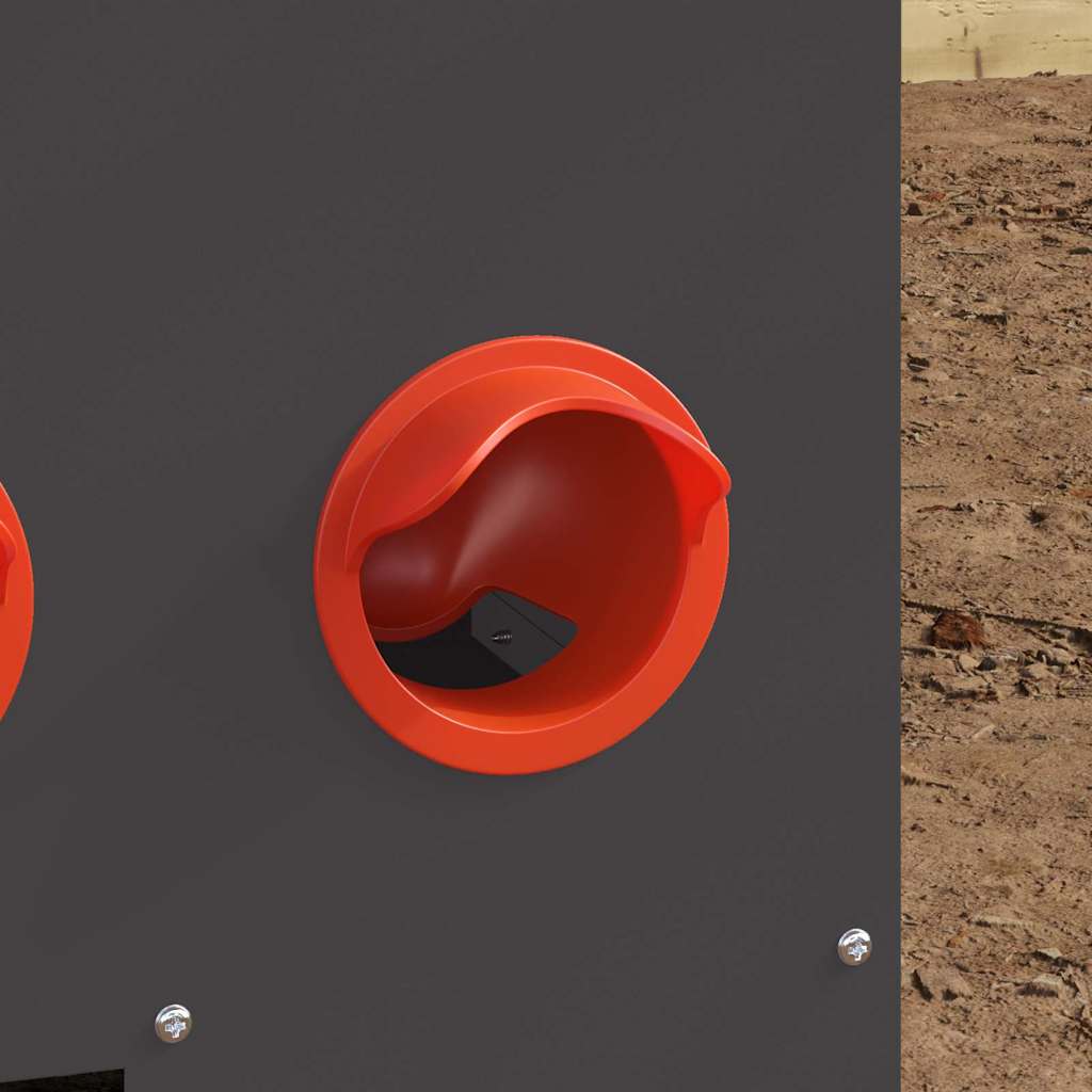 Feeder per pollo 2 Nero 60,5 x 29 x 51 cm 25 kg