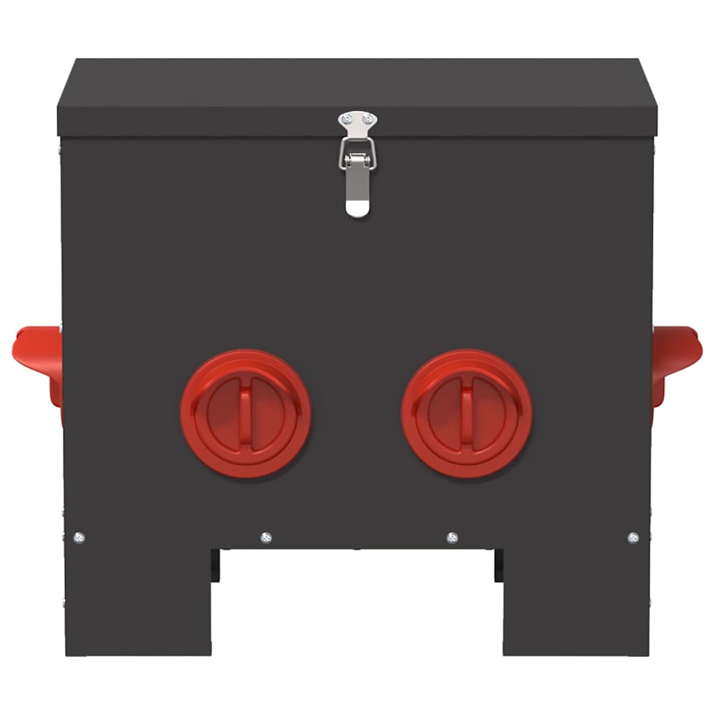 Feeder per pollo 2 Nero 40,5 x 25 x 38 cm 20 kg