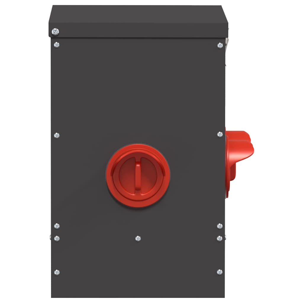 Feeder per pollo 2 Nero 40,5 x 25 x 38 cm 20 kg