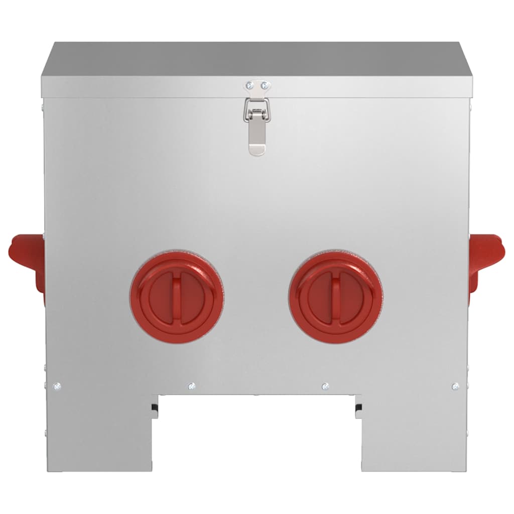 Feeder per pollo 2 Argento 40,5 x 25 x 38 cm 20 kg