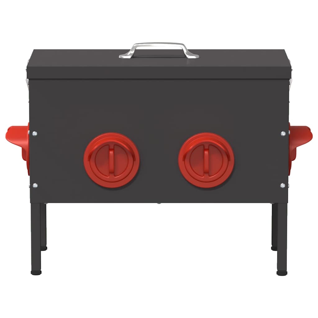 Feeder per pollo 2 Nero 42 x 20,5 x 33 cm 15 kg