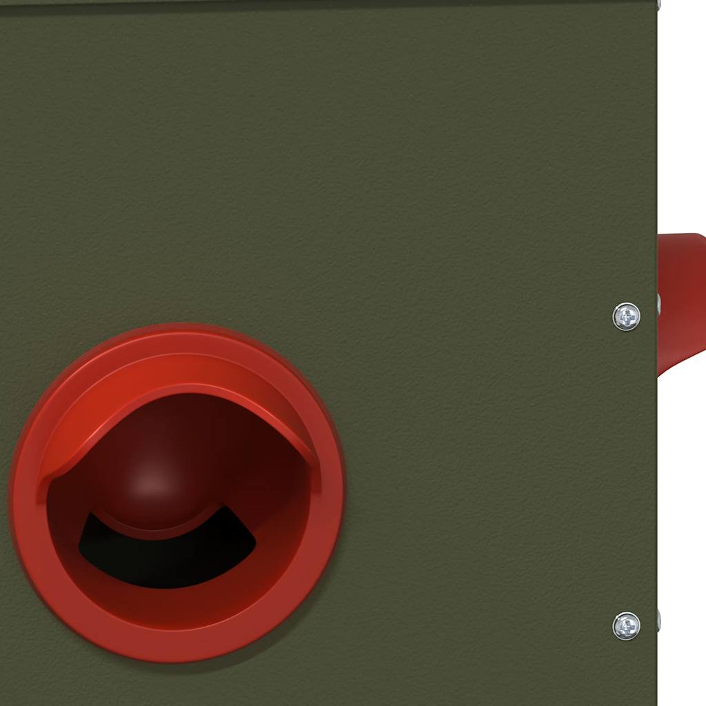 Feeder per pollo 2 Verde oliva 42 x 20,5 x 33 cm 15 kg