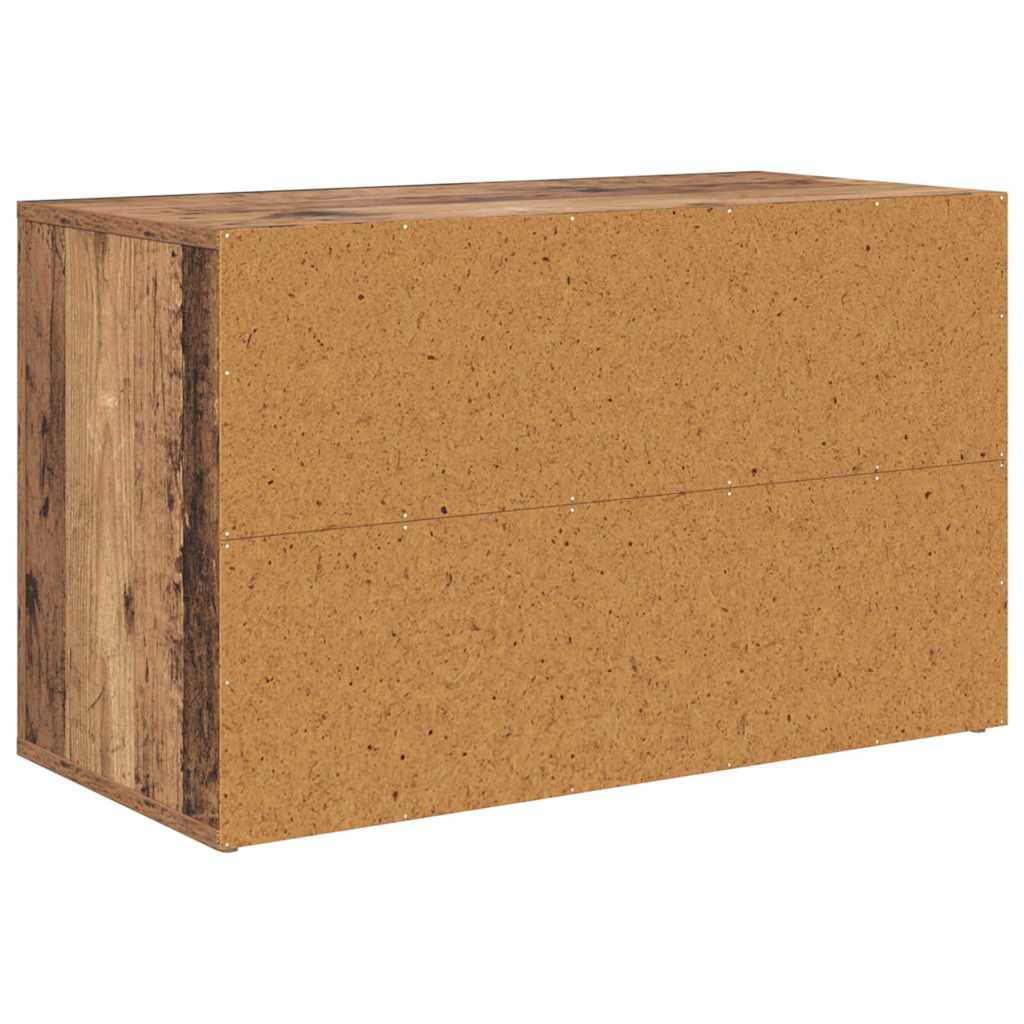 Scarpiera 75 x 35 x 45 cm Legno ingegnerizzato Legno vecchio