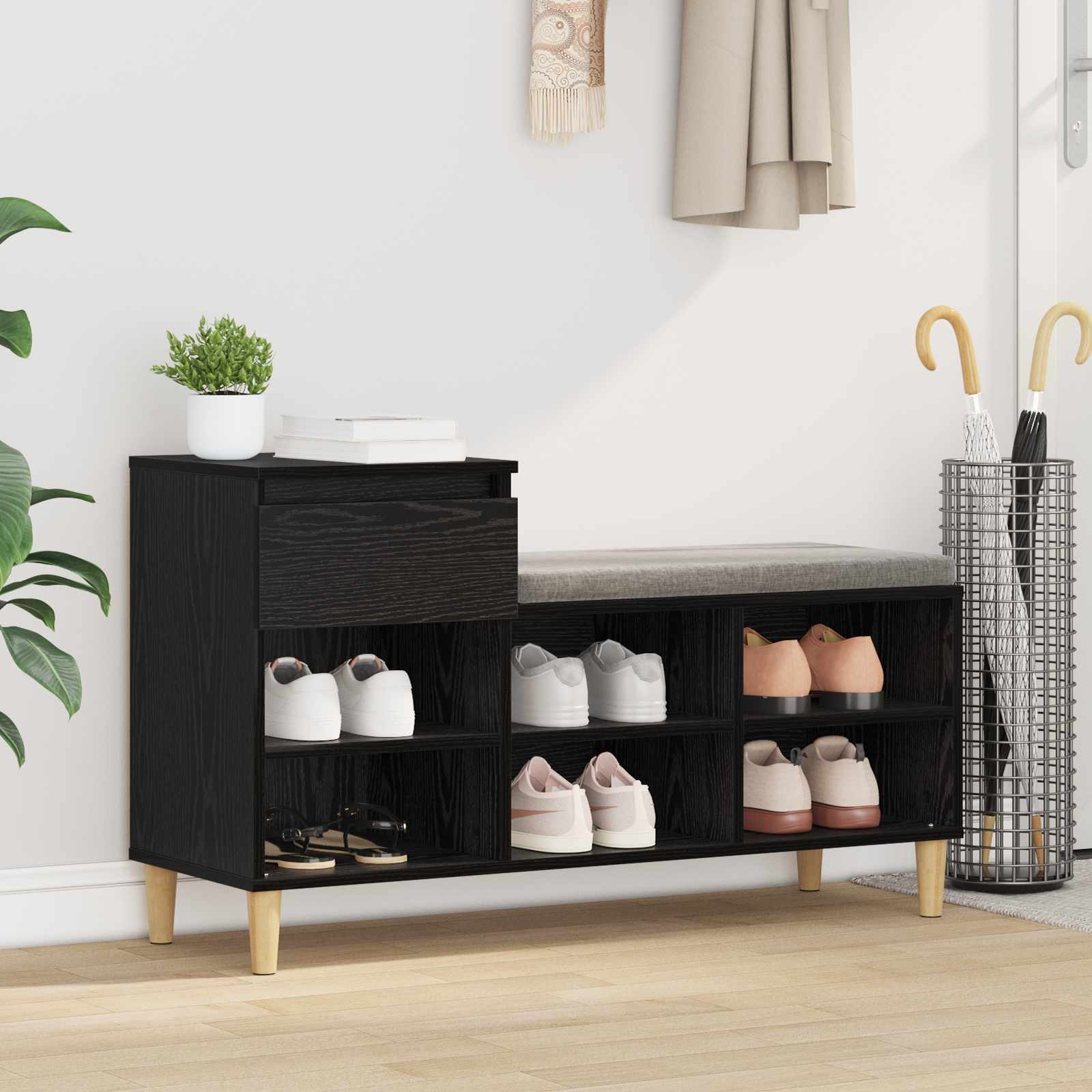 Mobile per scarpe 102 x 36 x 60 cm Legno ingegnerizzato