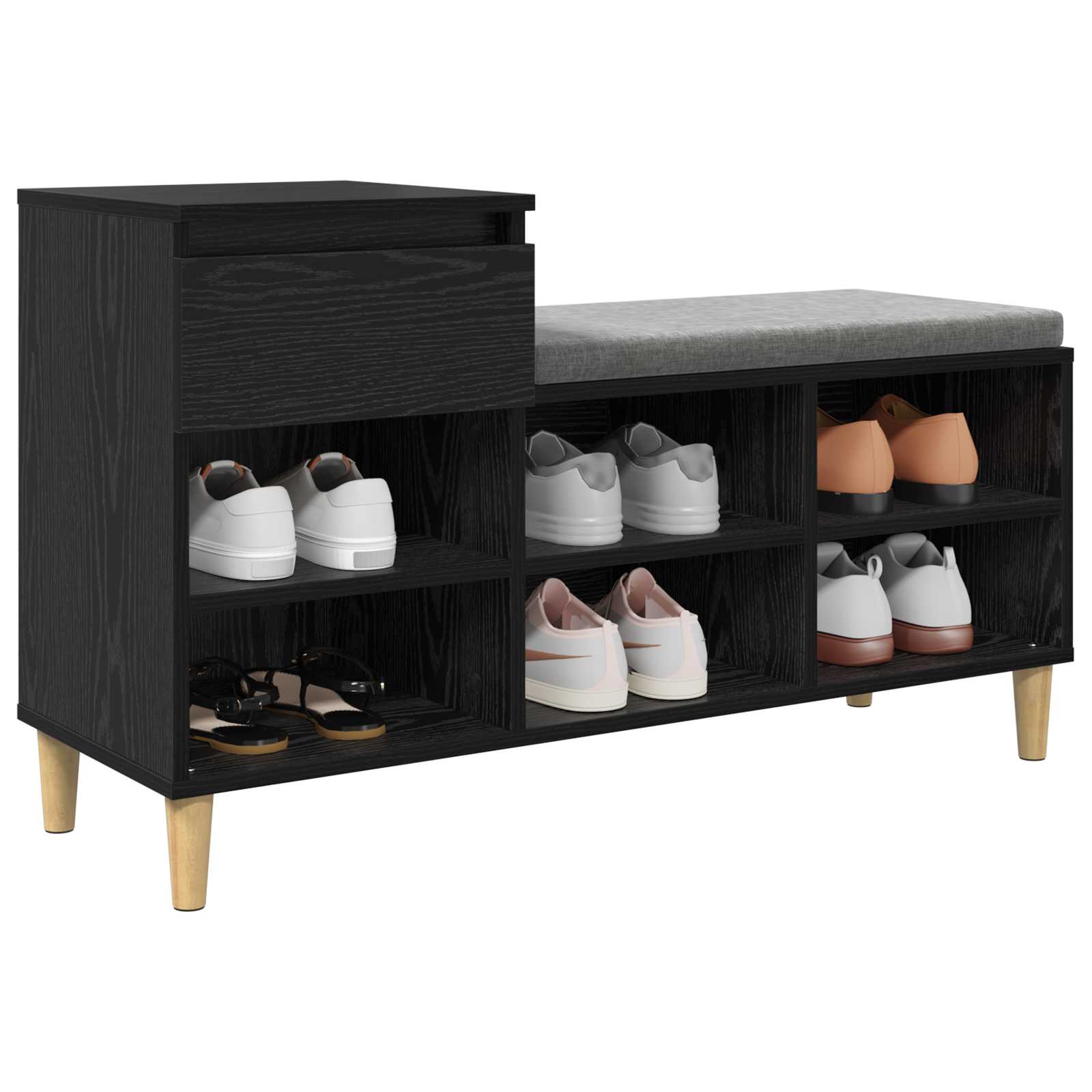 Mobile per scarpe 102 x 36 x 60 cm Legno ingegnerizzato