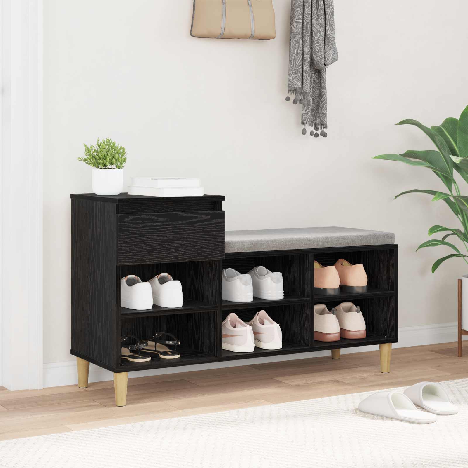 Mobile per scarpe 102 x 36 x 60 cm Legno ingegnerizzato