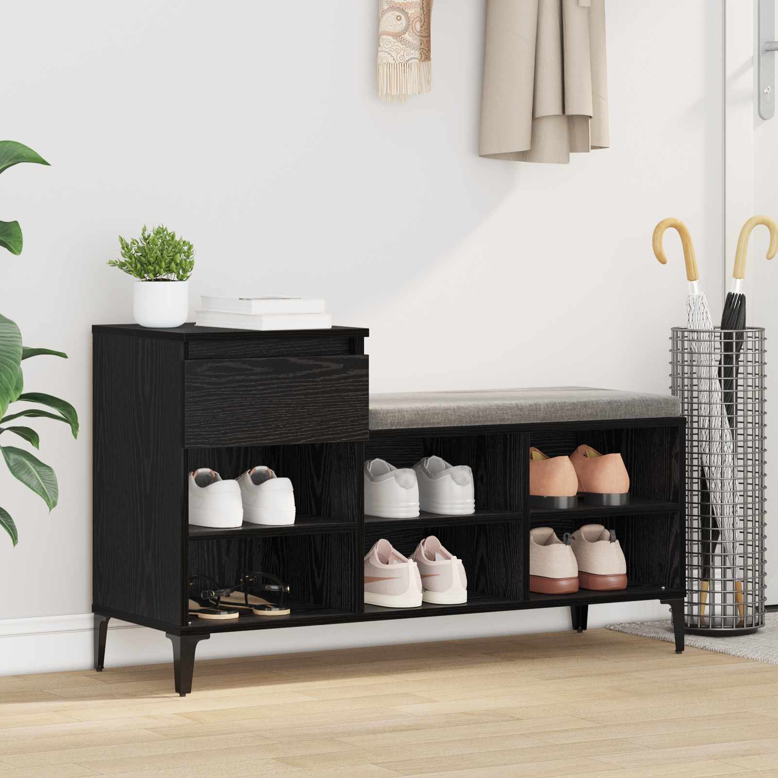 Mobile per scarpe 102 x 36 x 60 cm Legno ingegnerizzato