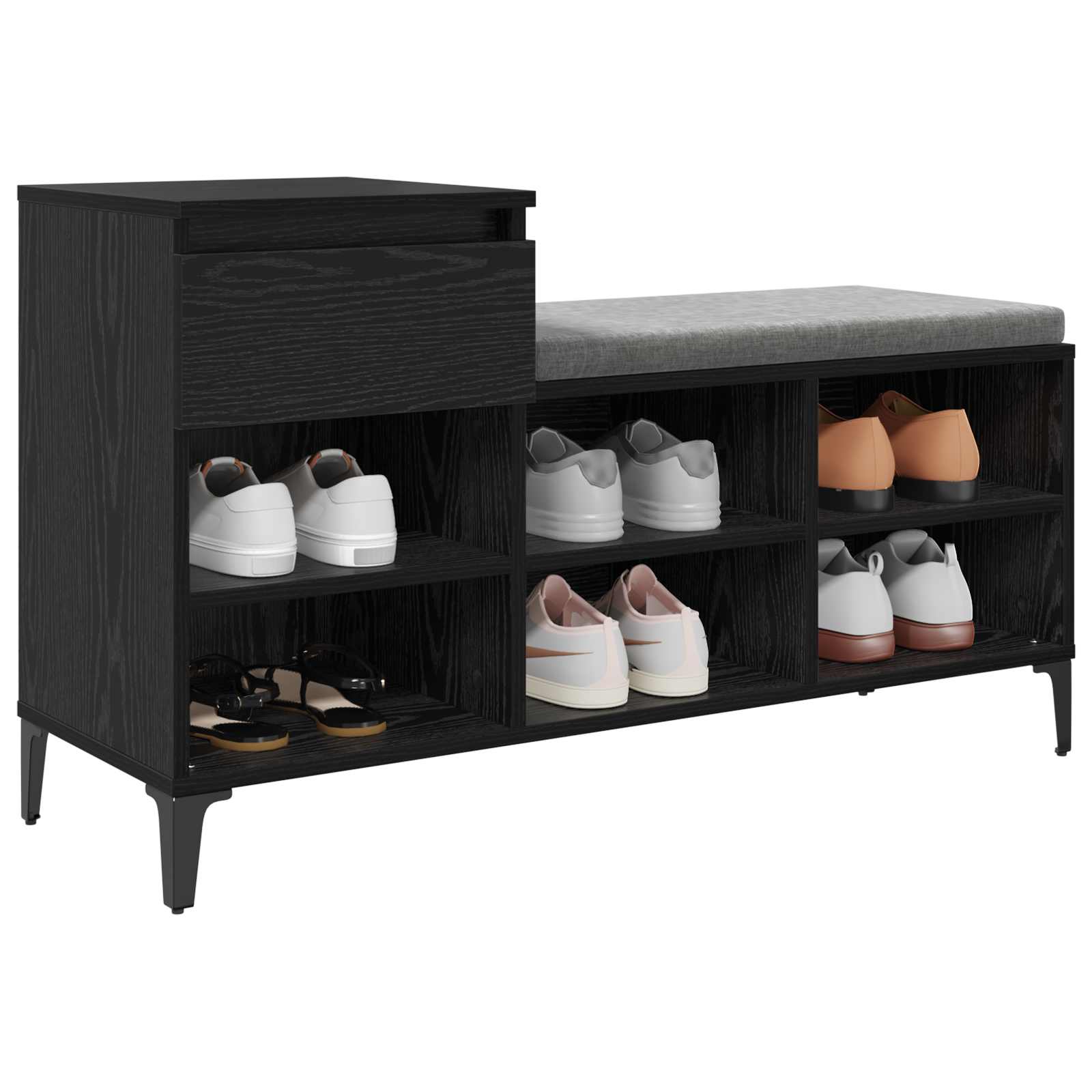 Mobile per scarpe 102 x 36 x 60 cm Legno ingegnerizzato