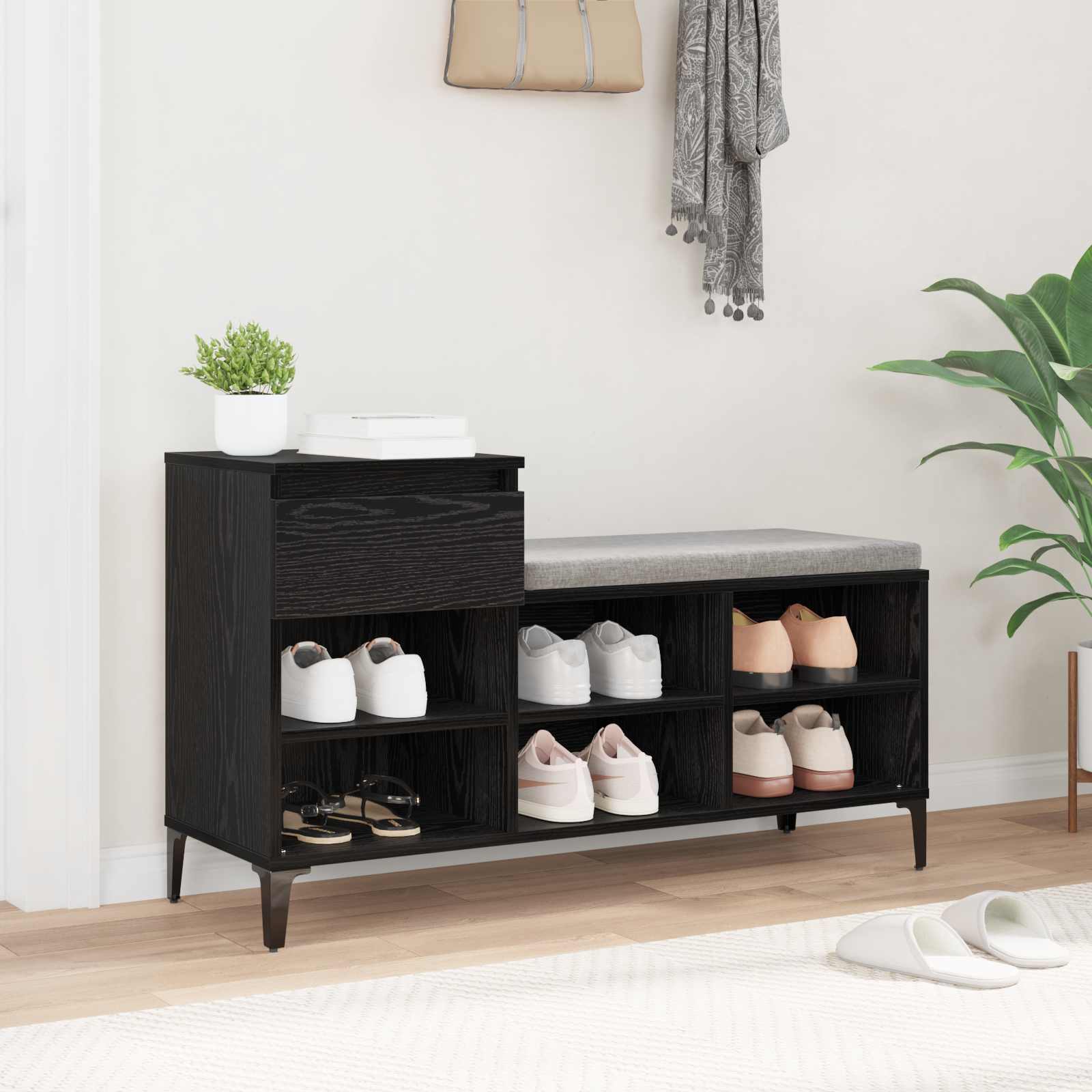 Mobile per scarpe 102 x 36 x 60 cm Legno ingegnerizzato