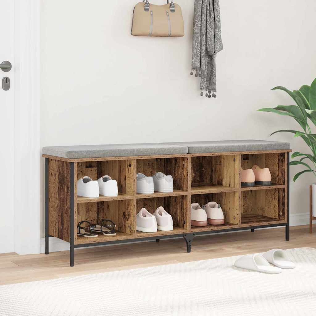 Mobile per scarpe 131 x 35 x 50 cm Legno ingegnerizzato e ferro