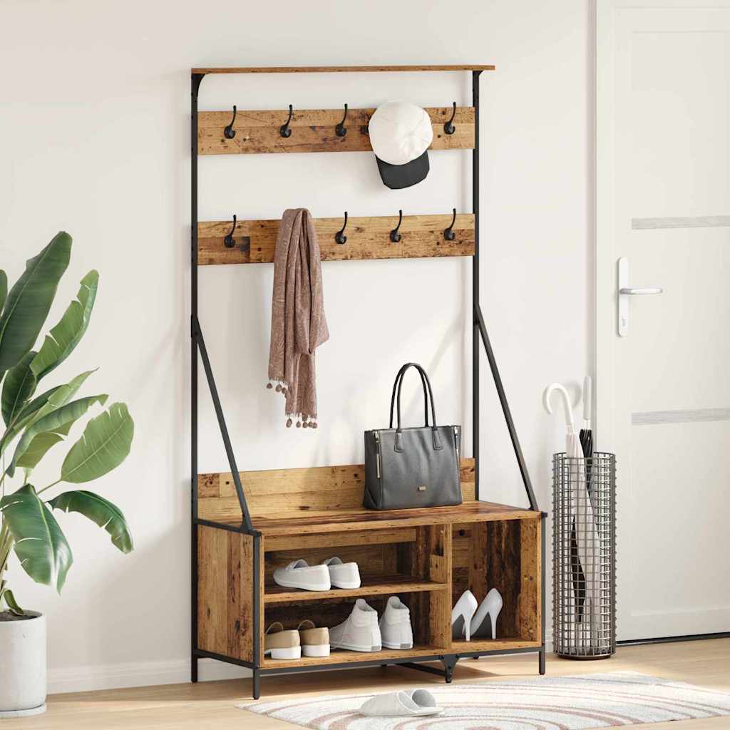 Stendibiancheria Legno vecchio 100 x 41 x 184 cm