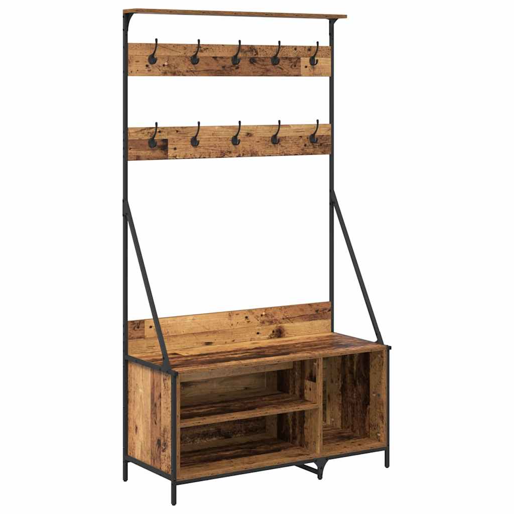 Stendibiancheria Legno vecchio 100 x 41 x 184 cm