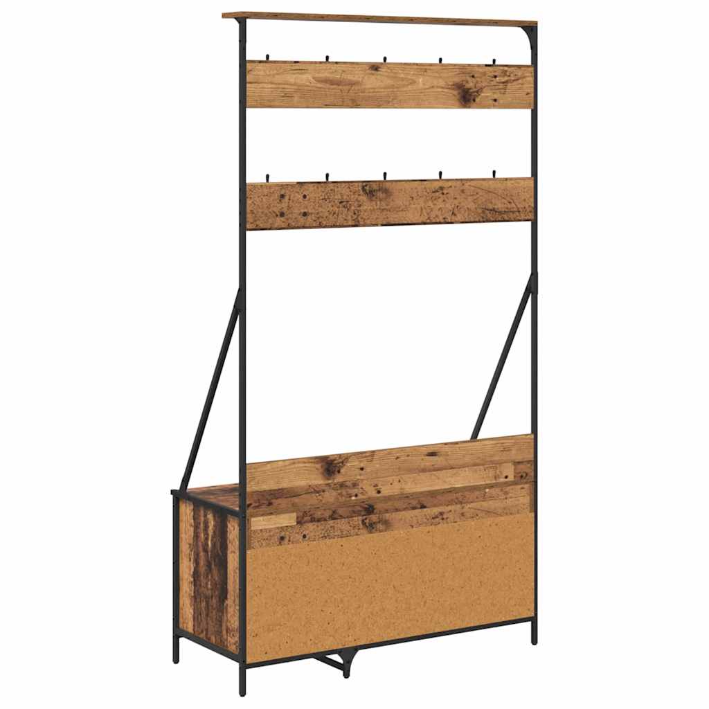 Stendibiancheria Legno vecchio 100 x 41 x 184 cm