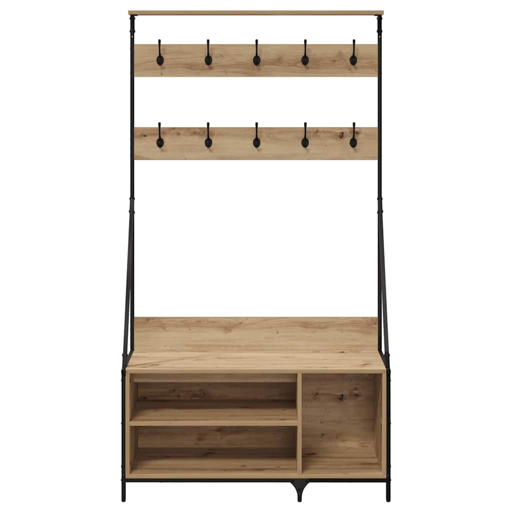 Stendibiancheria Rovere artigianale 100 x 41 x 184 cm