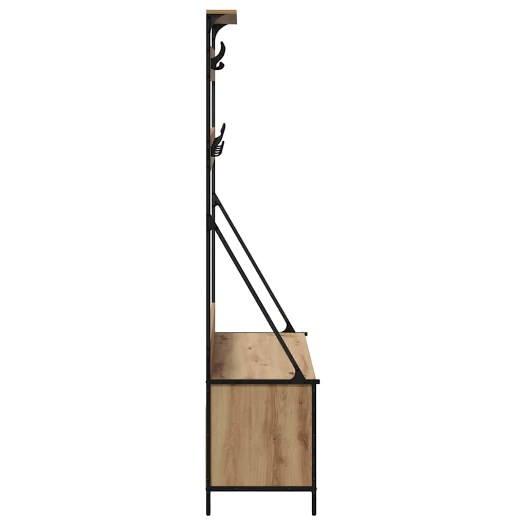Stendibiancheria Rovere artigianale 100 x 41 x 184 cm