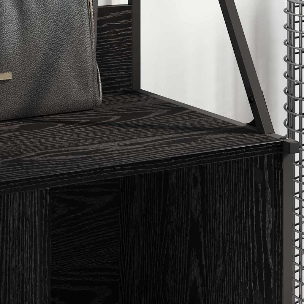 Stendibiancheria Rovere Nero 100 x 41 x 184 cm