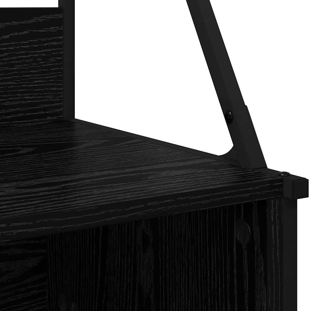 Stendibiancheria Rovere Nero 100 x 41 x 184 cm