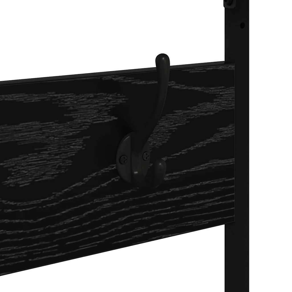Stendibiancheria Rovere Nero 100 x 41 x 184 cm