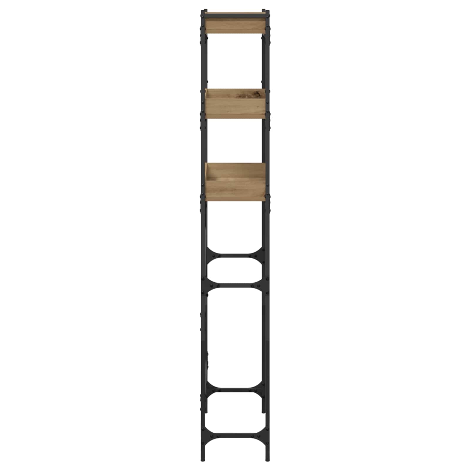 Mensola per lavatrice Rovere artigianale 67 x 25 x 163 cm