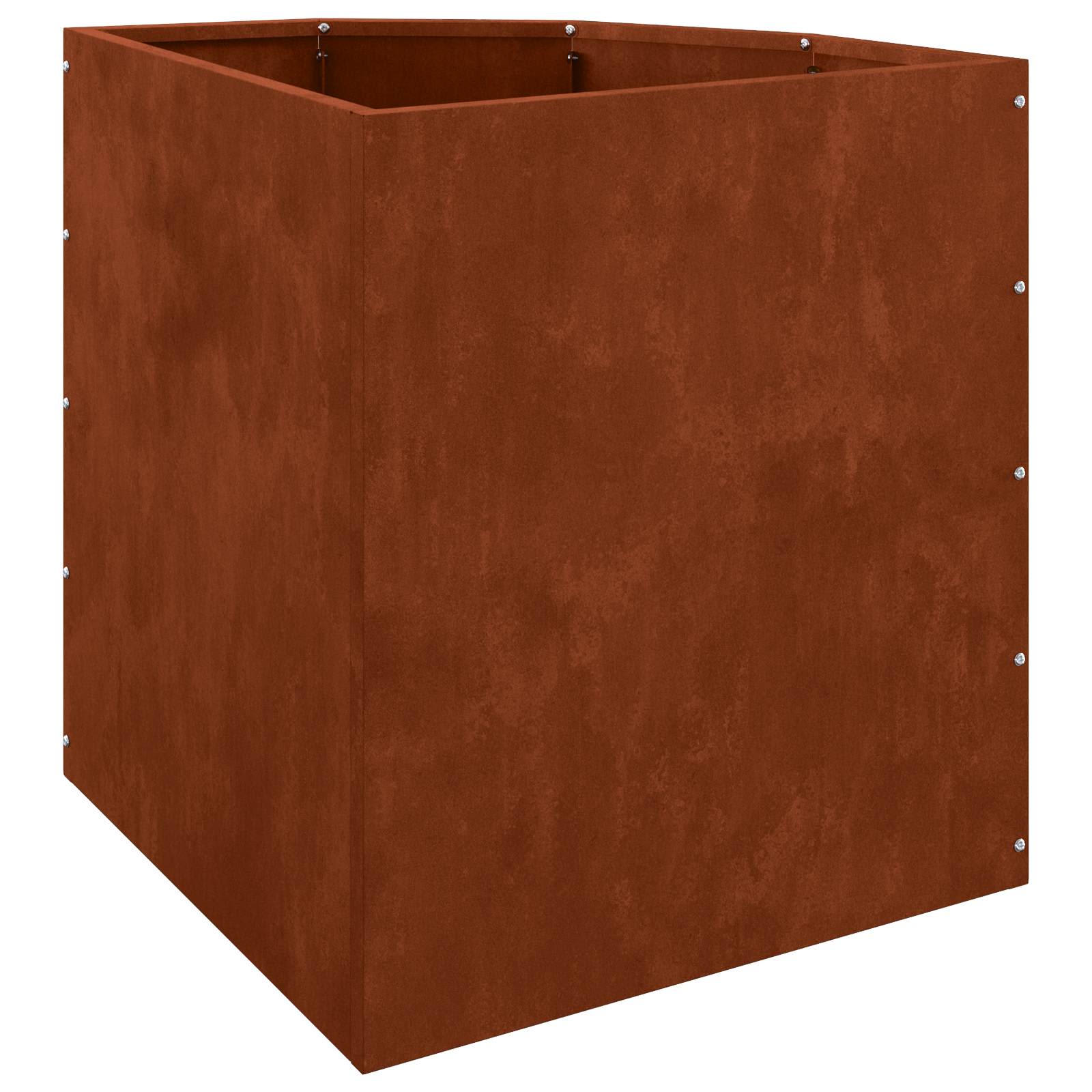 Vaso d'angolo Ruggine 45 x 45 x 50 cm acciaio corten