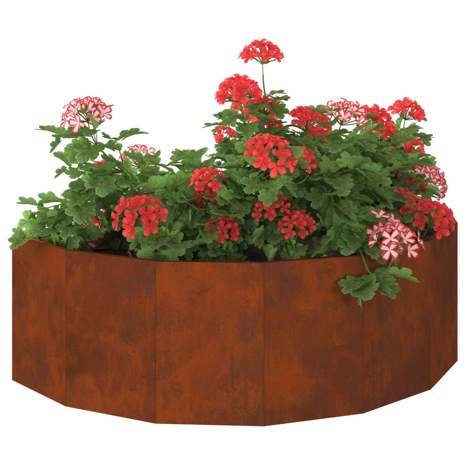 Fioriera Ruggine 120 x 60 x 35 cm