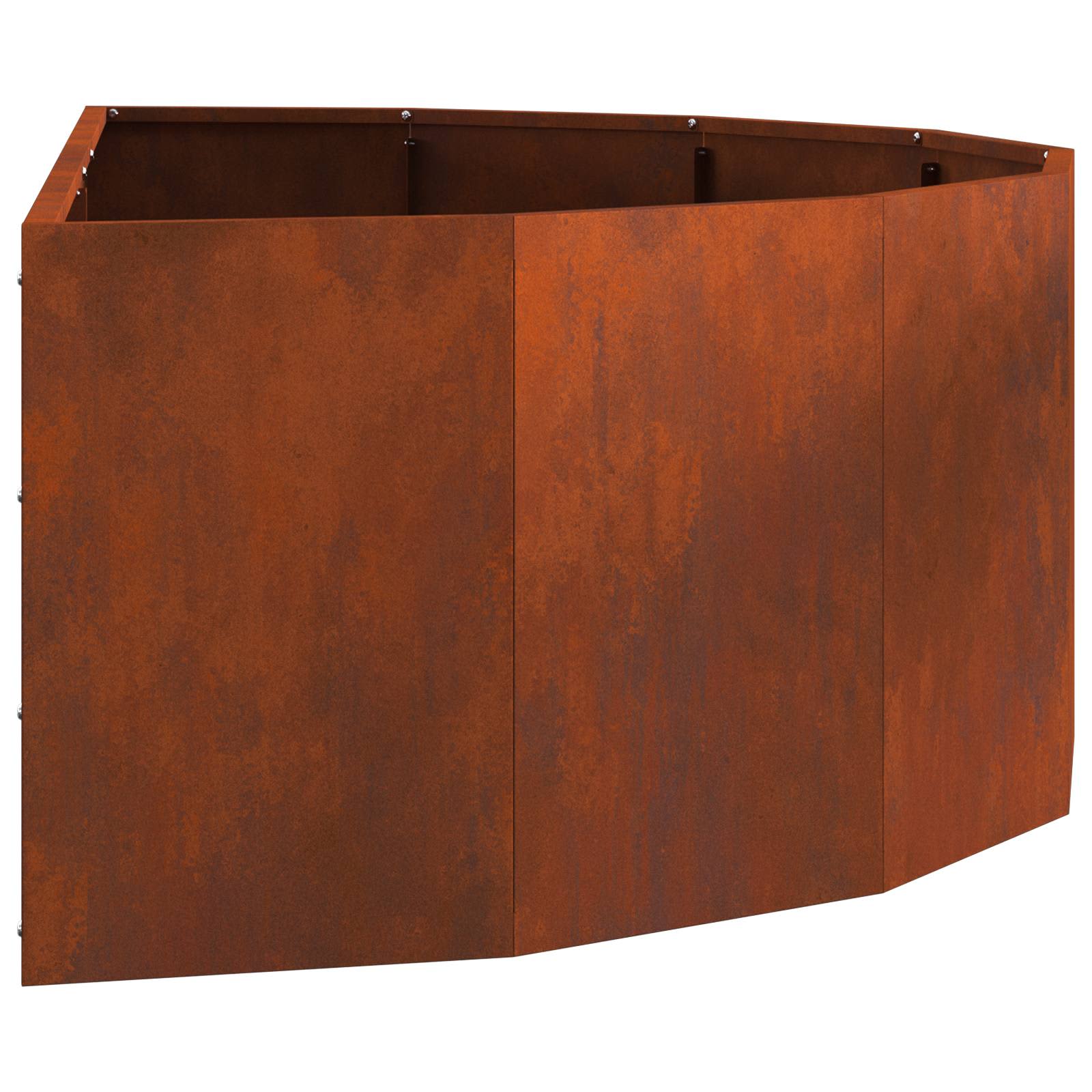 Fioriera Ruggine 120 x 60 x 35 cm
