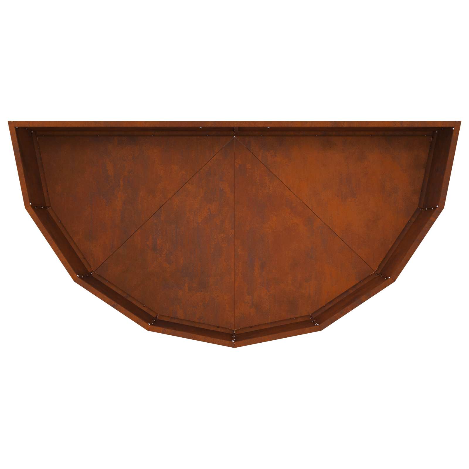 Fioriera Ruggine 120 x 60 x 35 cm