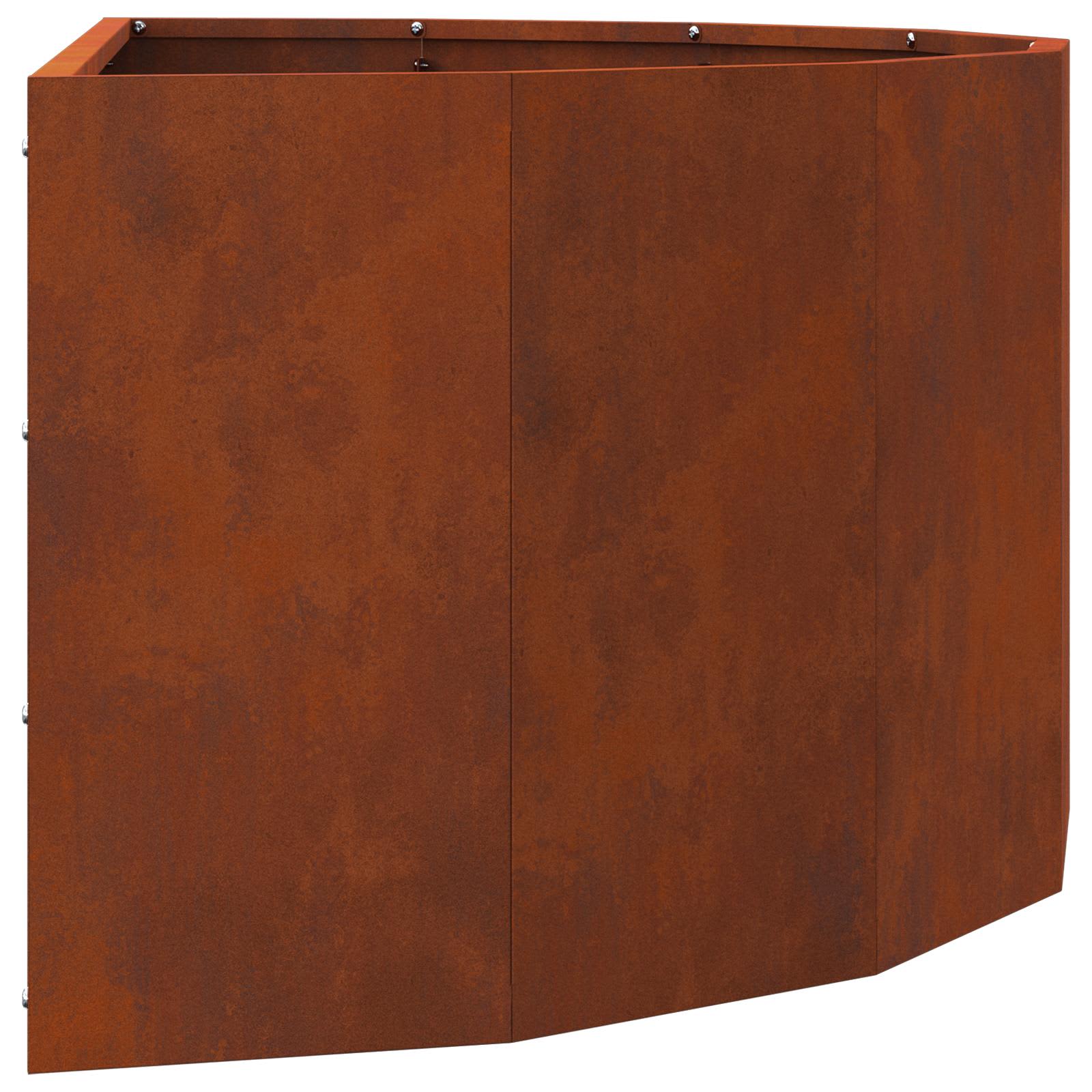 Fioriera Ruggine 90 x 45 x 35 cm