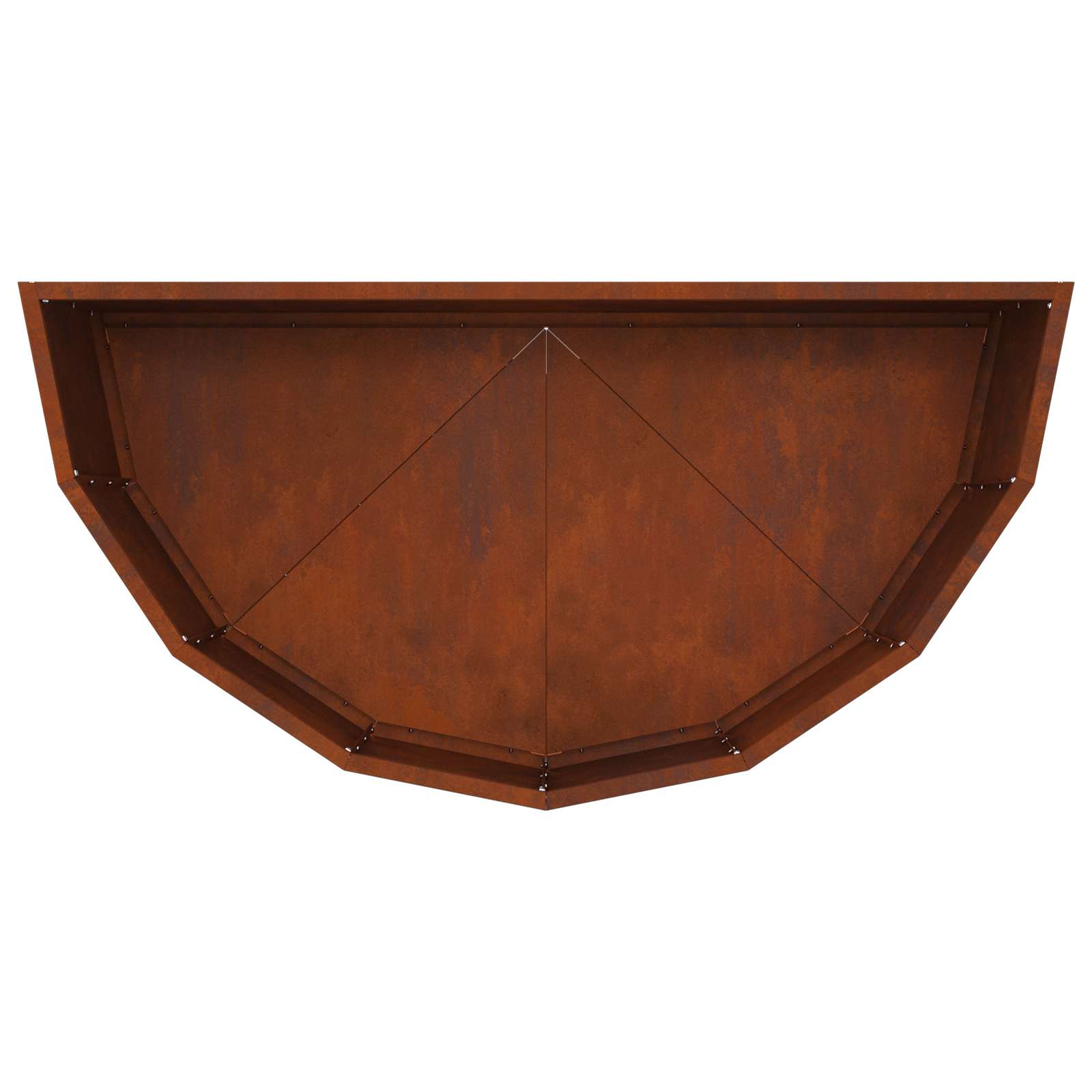 Fioriera Ruggine 90 x 45 x 35 cm