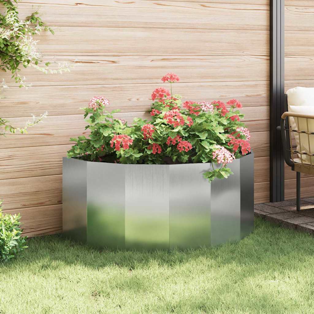 Fioriera Argento 120 x 60 x 50 cm Acciaio zincato