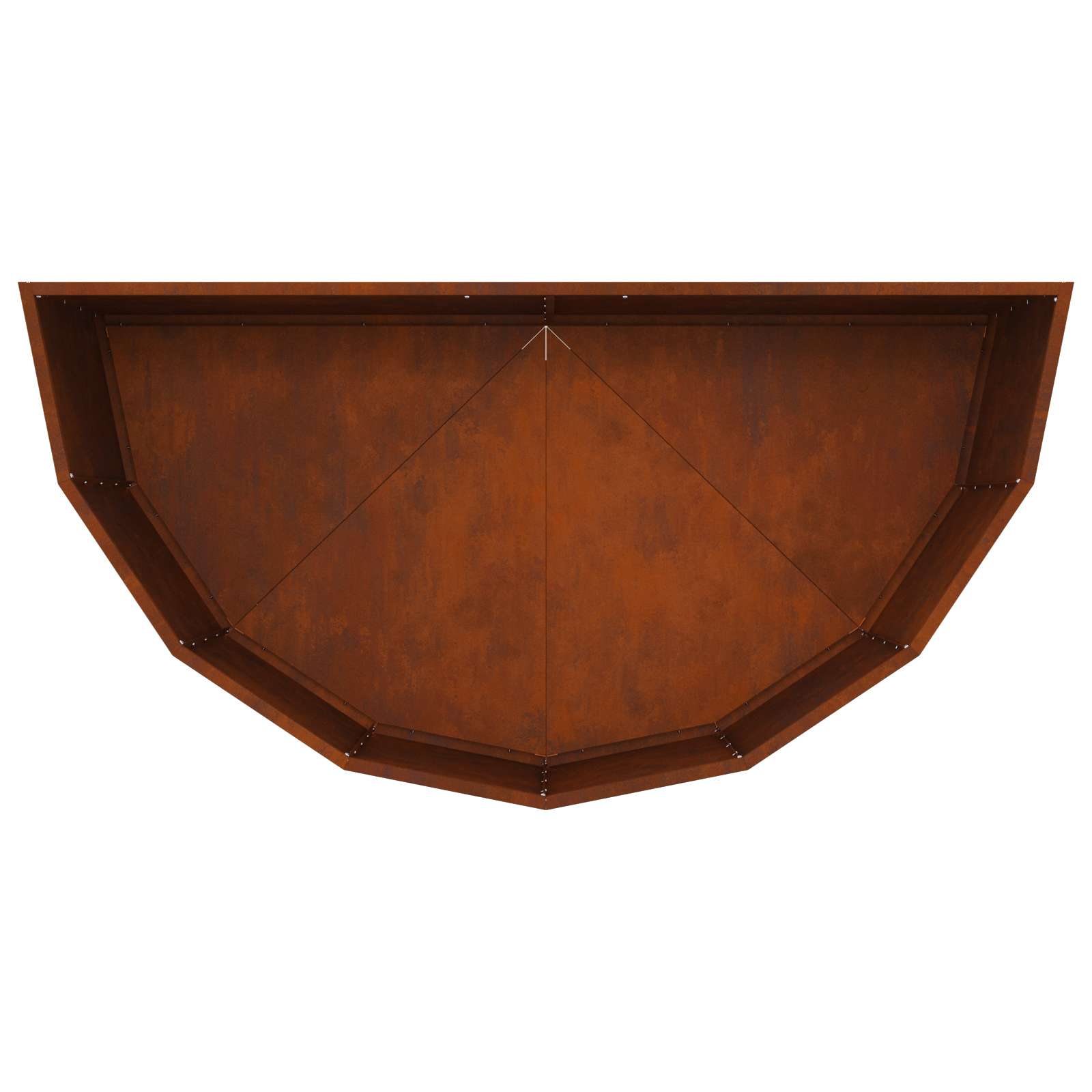 Fioriera Ruggine 120 x 60 x 50 cm