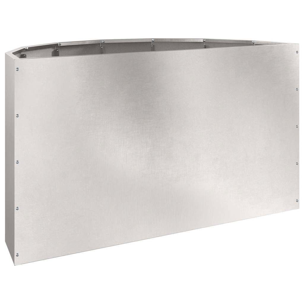 Fioriera Argento 90 x 45 x 50 cm Acciaio inossidabile