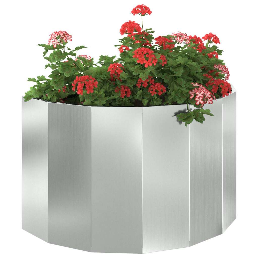 Fioriera Argento 90 x 45 x 50 cm Acciaio zincato