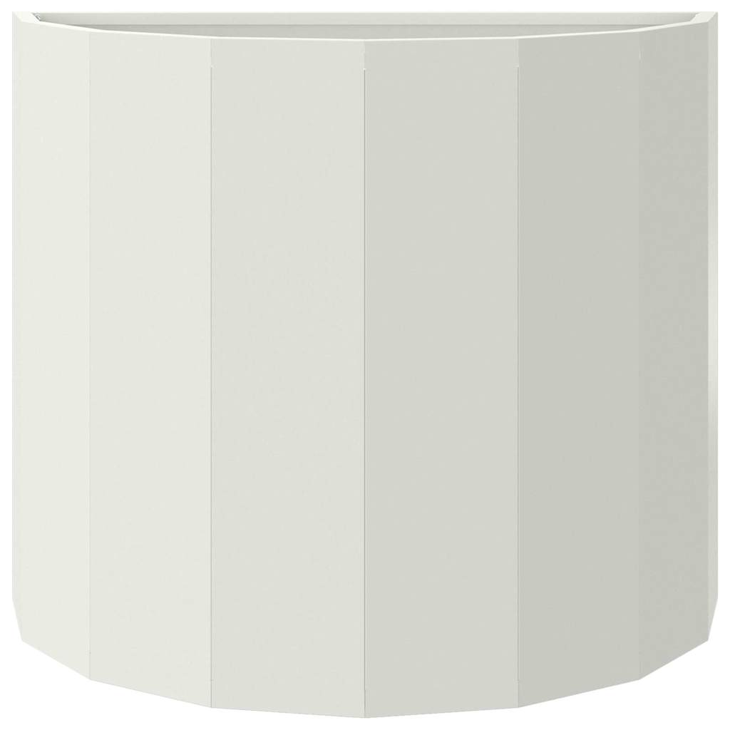 Fioriera Bianco 60 x 30 x 50 cm Acciaio