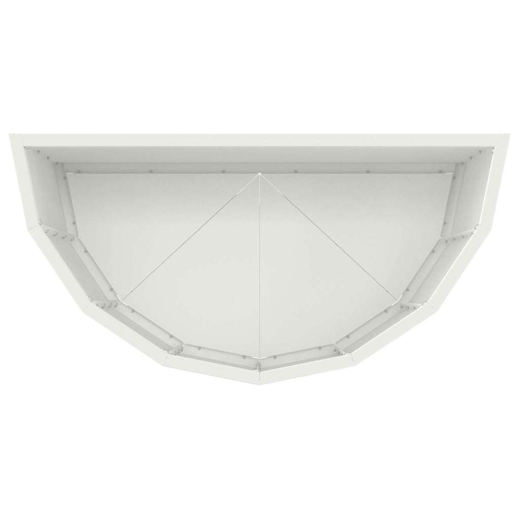 Fioriera Bianco 60 x 30 x 50 cm Acciaio