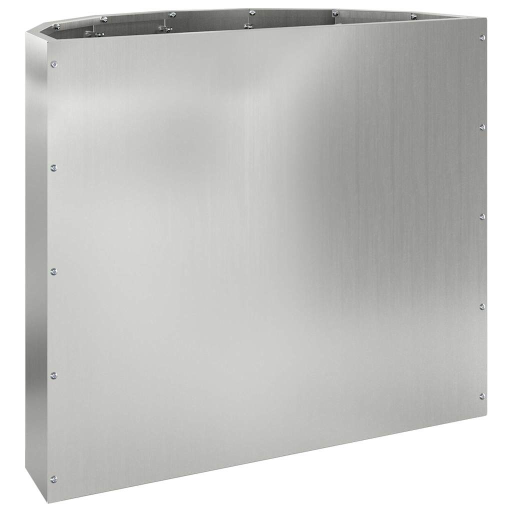 Fioriera Argento 60 x 30 x 50 cm Acciaio zincato