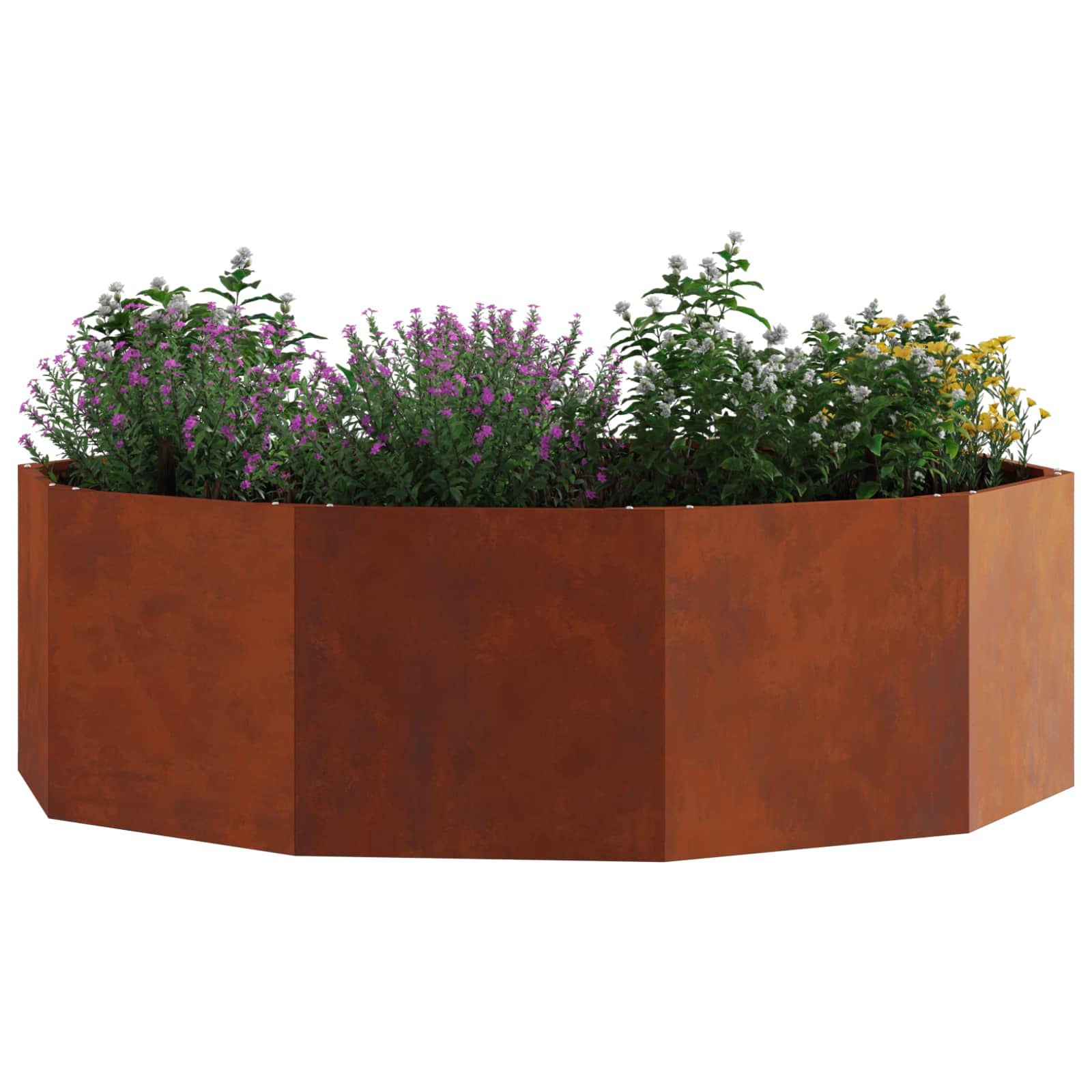 Fioriera Ruggine 120 x 120 x 35 cm