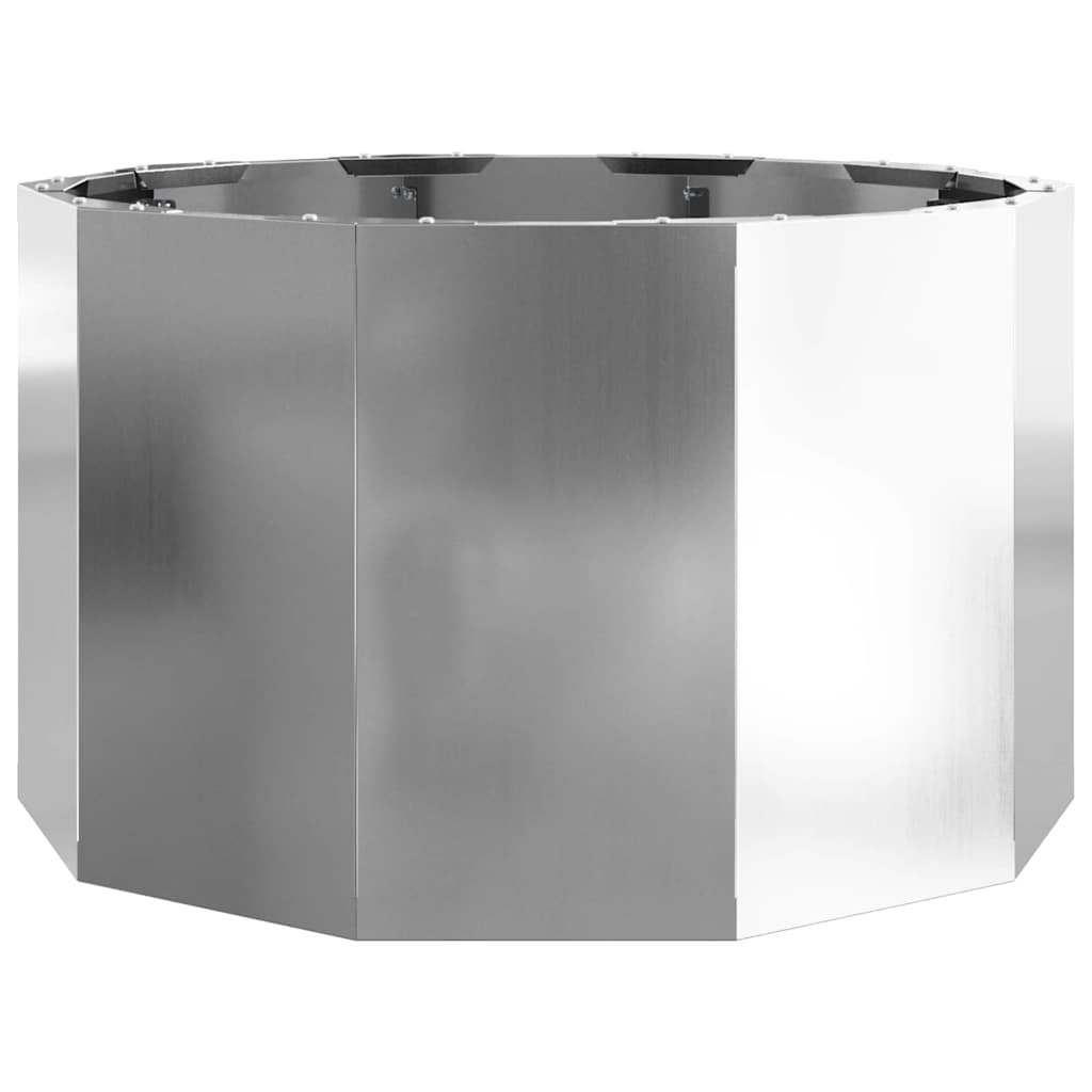 Fioriera Argento 60 x 60 x 35 cm Acciaio zincato