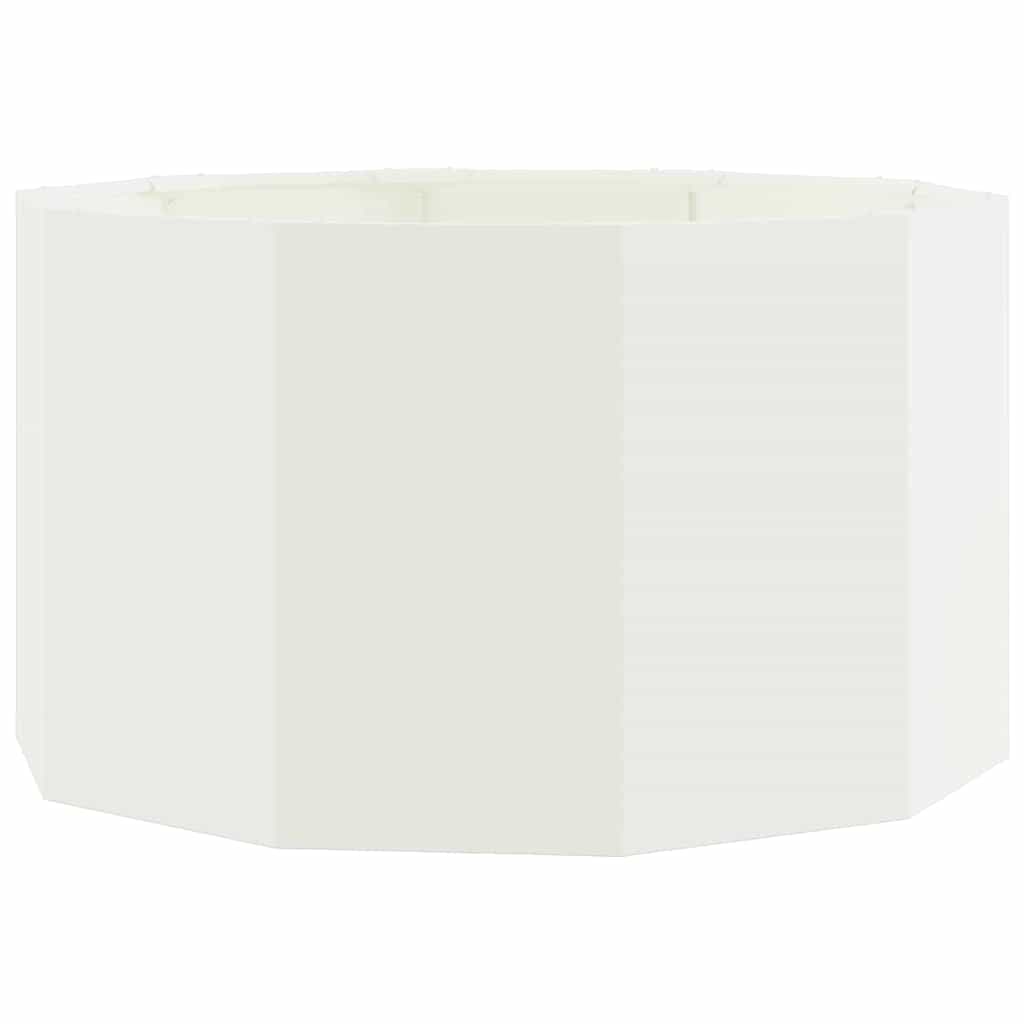 Fioriera Bianco 90 x 90 x 50 cm Acciaio