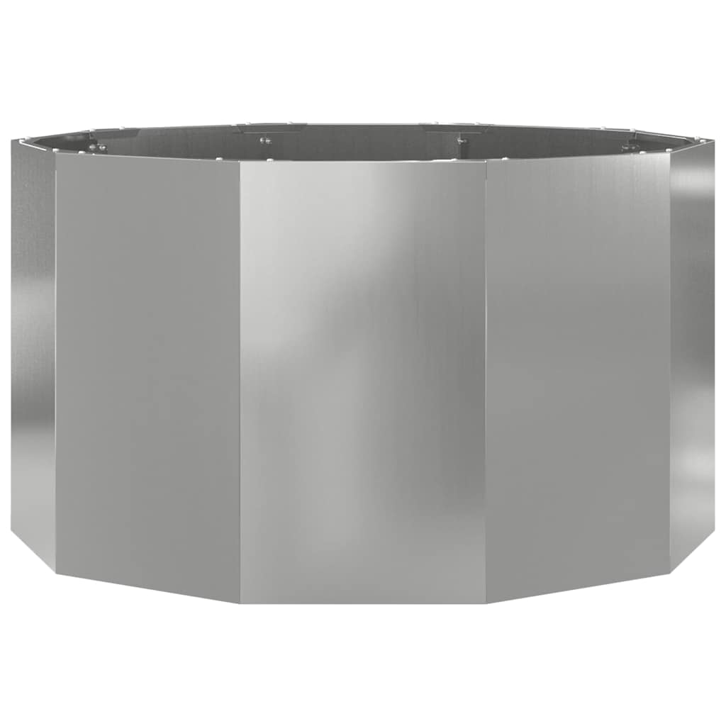 Fioriera Argento 90 x 90 x 50 cm Acciaio zincato