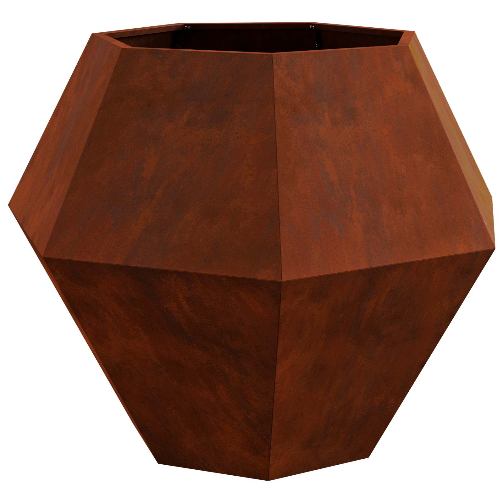 Fioriera Ruggine 100 x 100 x 80 cm Acciaio Corten
