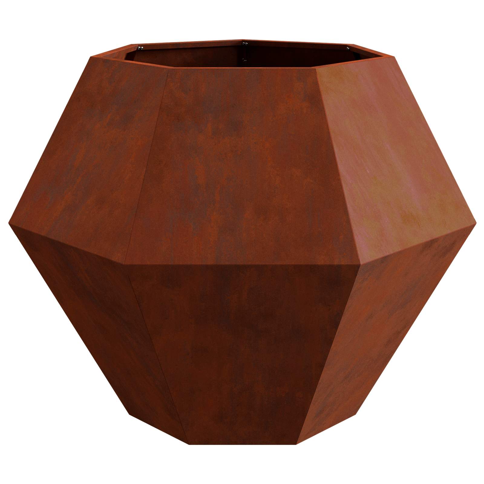 Fioriera Ruggine 100 x 100 x 80 cm Acciaio Corten