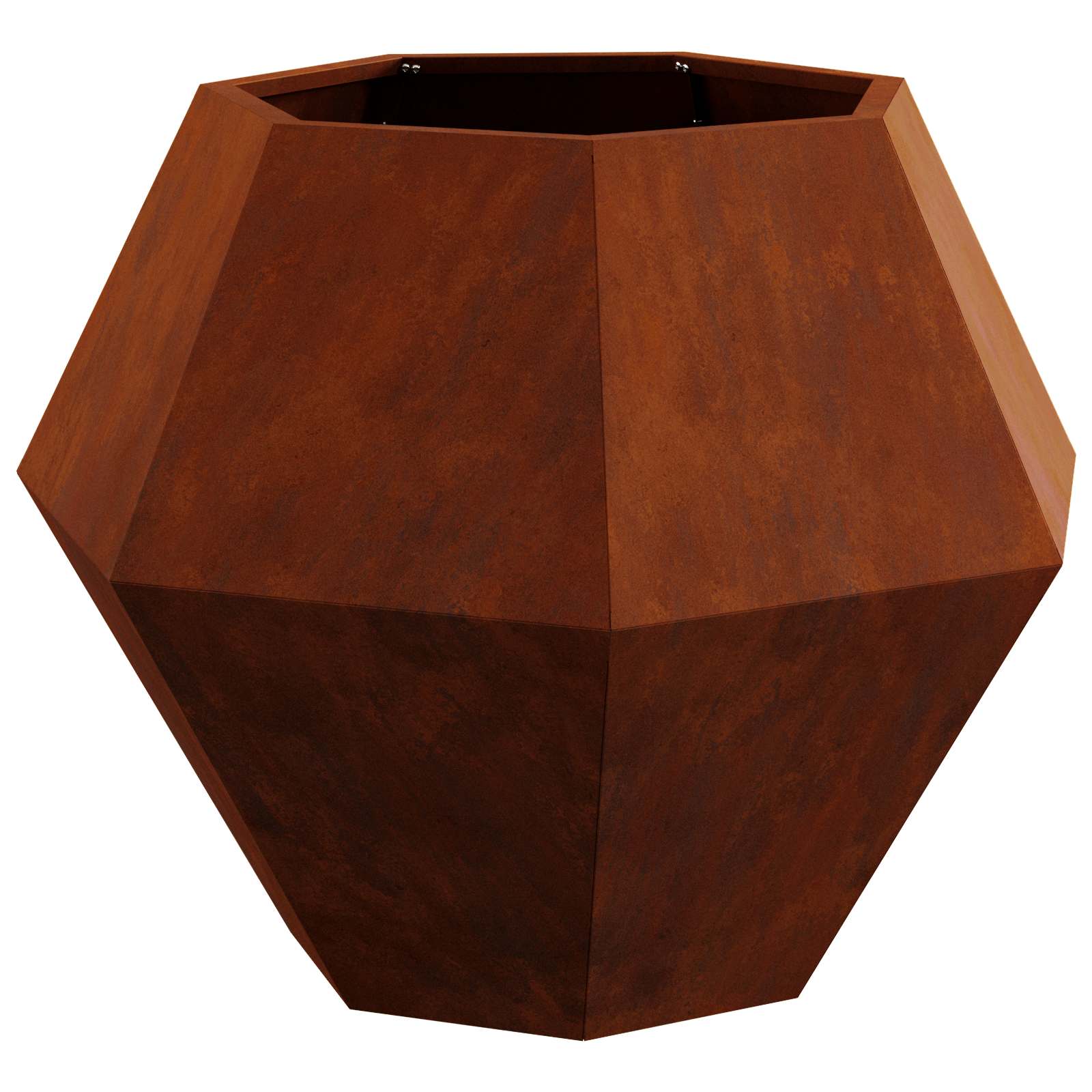 Fioriera Ruggine 75 x 75 x 60 cm Acciaio Corten
