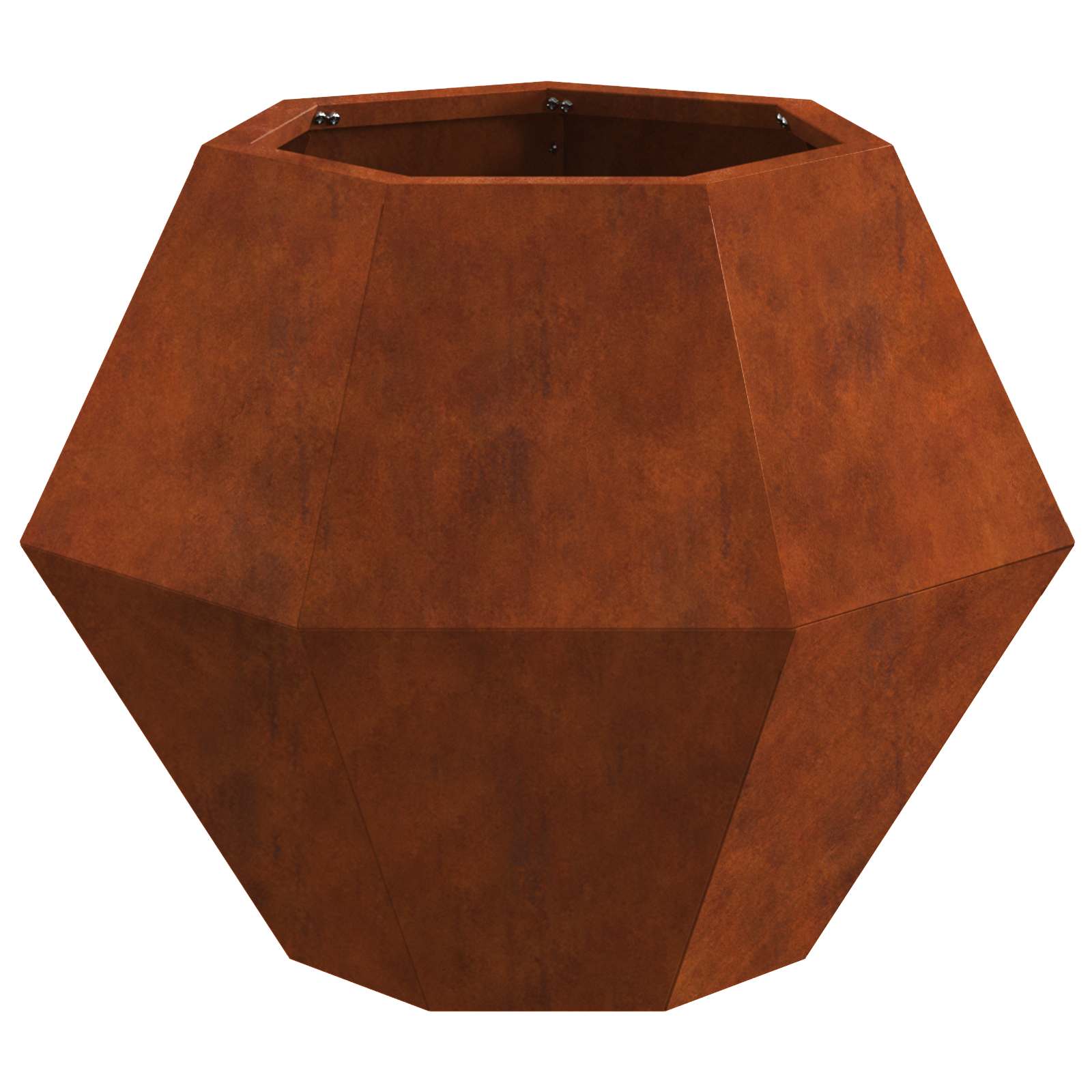 Fioriera Ruggine 50 x 50 x 40 cm Acciaio Corten
