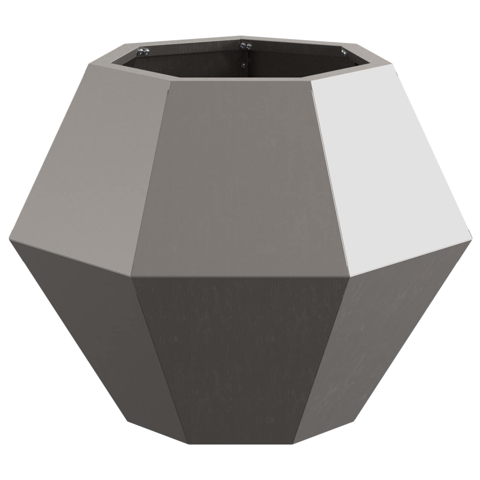 Fioriera 2 pz Ruggine 50 x 50 x 40 cm Acciaio Corten