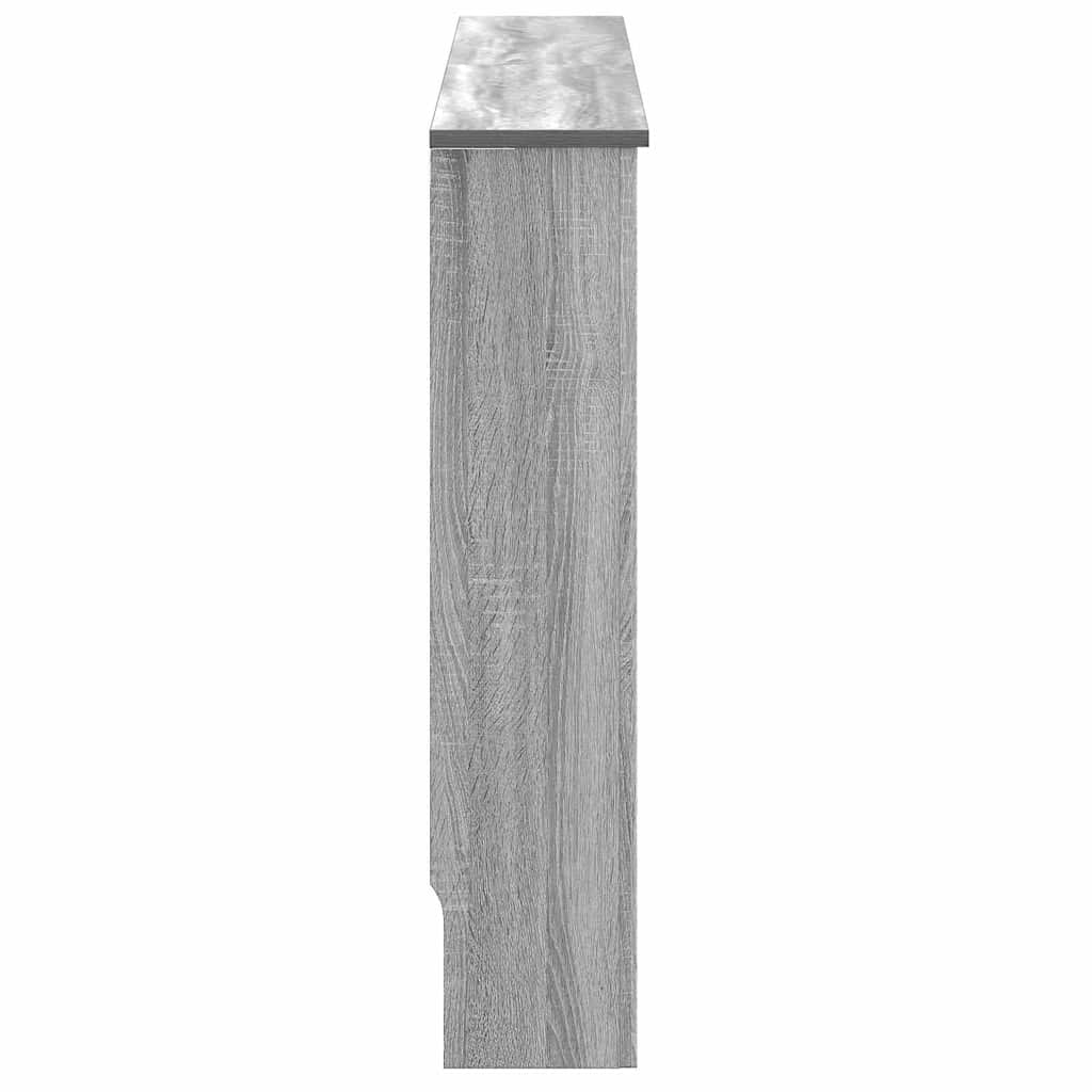 Copertura per radiatori Sonoma grigio 172 x 19 x 81,5 cm