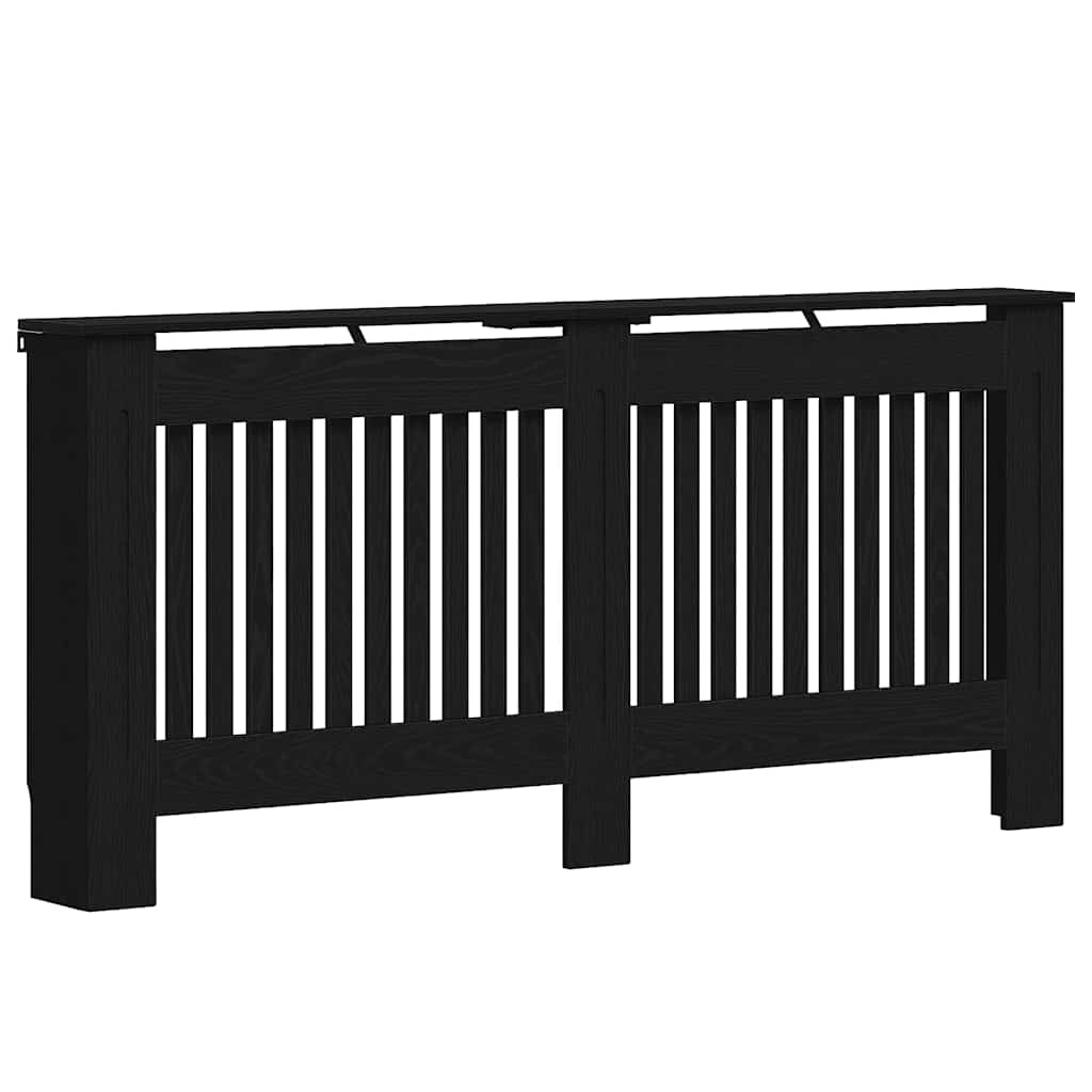 Copertura per radiatori Rovere Nero 172 x 19 x 81,5 cm