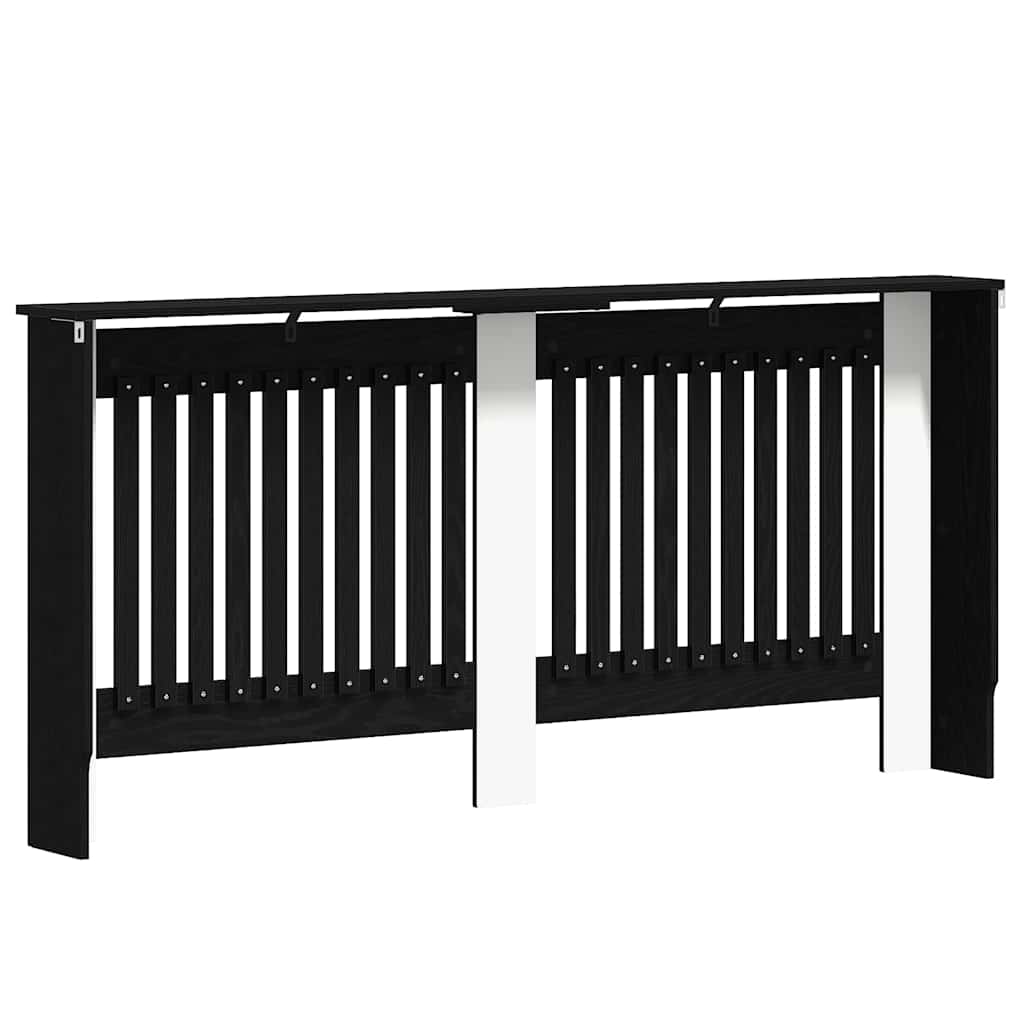Copertura per radiatori Rovere Nero 172 x 19 x 81,5 cm